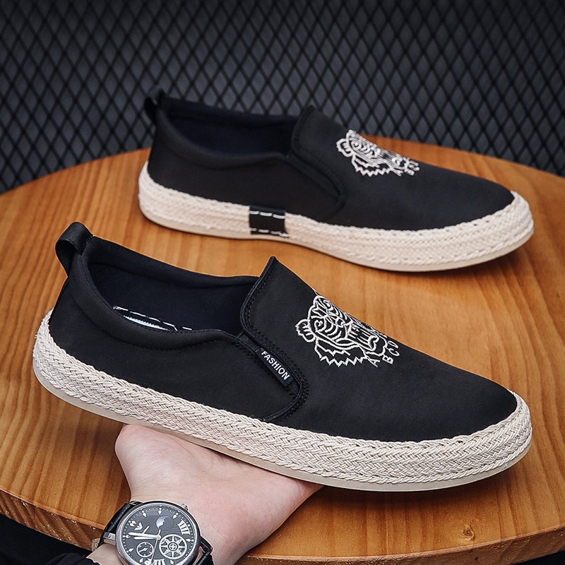 Zapatos transpirables negros p - Espadrille Slip On reseña y precio