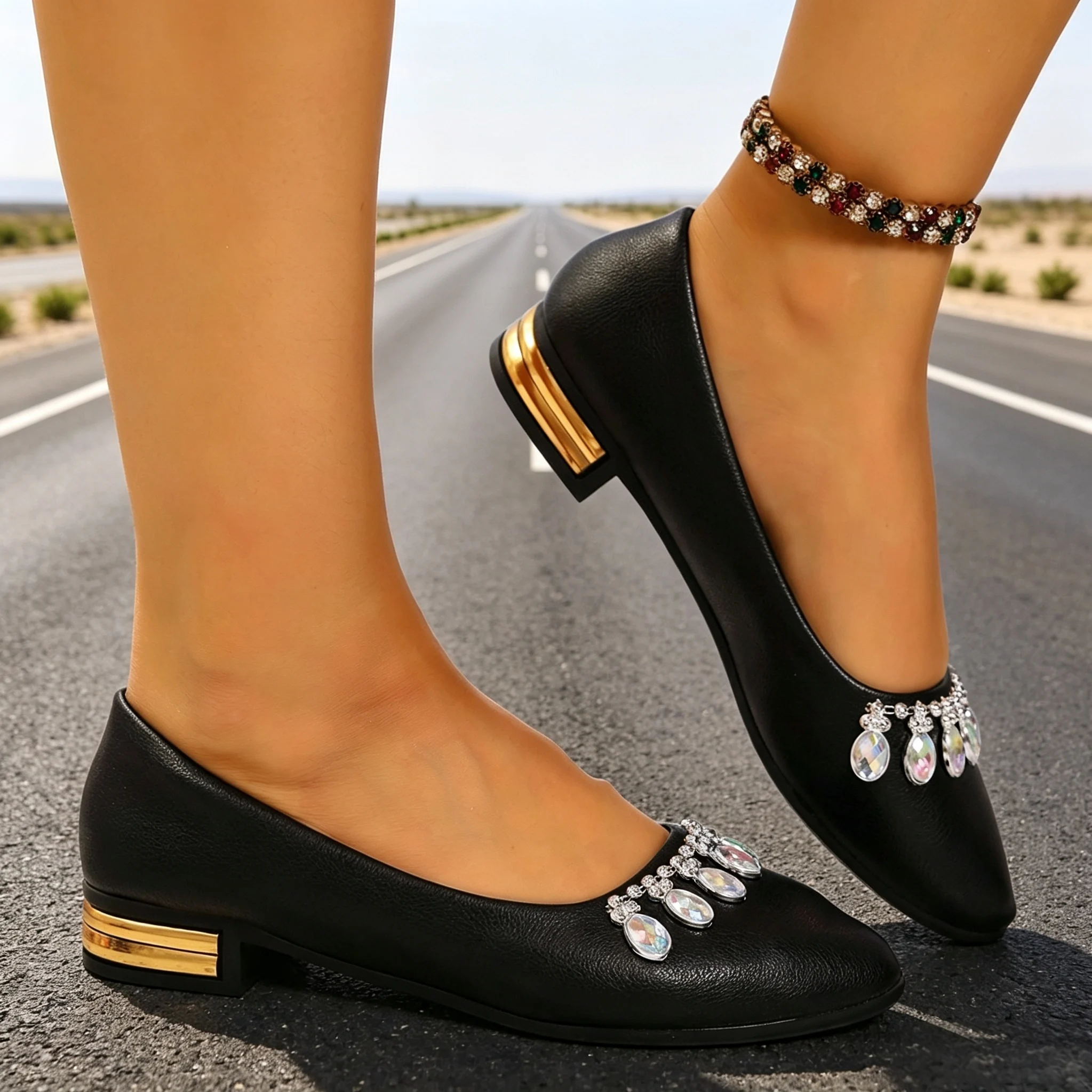 Zapatos Planos de Mujer con Pu - Espadrille Slip On reseña y precio